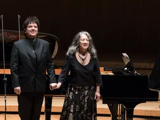 Martha Argerich & Darío Ntaca © Singapore Symphony Orchestra/Jack Yam