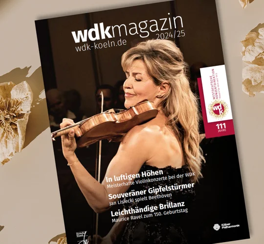 Mockup des WDK-Magazins der Saison 2024/25.